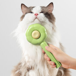 Peine para Gatos para Eliminar Pelo Suelto, Ideal para el Cuidado y Limpieza de Mascotas.