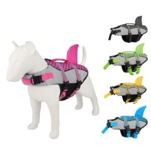 Chaleco Salvavidas Ajustable y Flotante para Perros - Seguridad y Comodidad para Actividades Acuáticas y Natación