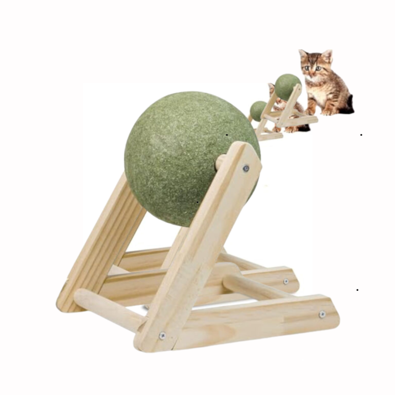 Bola Gigante de Catnip con Soporte