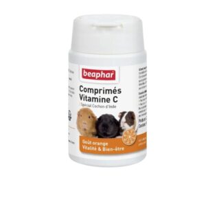Beaphar Vitamina C para Cobayas – 100 Comprimidos | Suplemento Diario para Refuerzo Inmunológico
