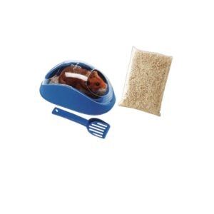 Baño de Plástico con Arena para Hamster