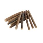 Palo masticable de madera natural Ferplast para roedores. Ideal para el cuidado dental y la estimulación mental. Tamaño: 10 cm. ¡Salud y entretenimiento en uno!