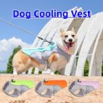 Chaleco Refrigerante para Perros - Ropa Resistente al Calor, Transpirable y Protectora contra el Sol para Perros Pequeños y Grandes - Ideal para Paseos al Aire Libre en Verano