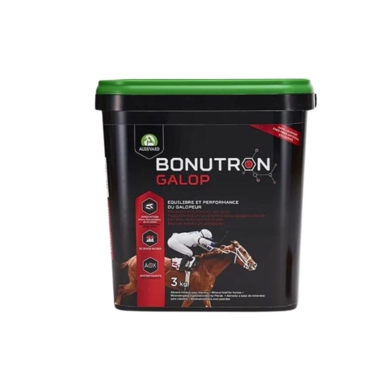 Fosfato dicálcico, Mycosorb A, melaza de caña de azúcar, polifenoles, vitaminas y minerales