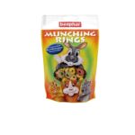 Descubre Beaphar Munching Rings, un snack saludable para roedores. Mejora la digestión y promueve el desgaste dental sin aditivos artificiales. ¡Perfecto para todos los pequeños amigos!