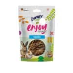 Bunny Snacks Enjoy Nature Madera de Peral es un snack natural 100% de madera de peral, ideal para el cuidado dental y el entretenimiento de conejos y roedores.
