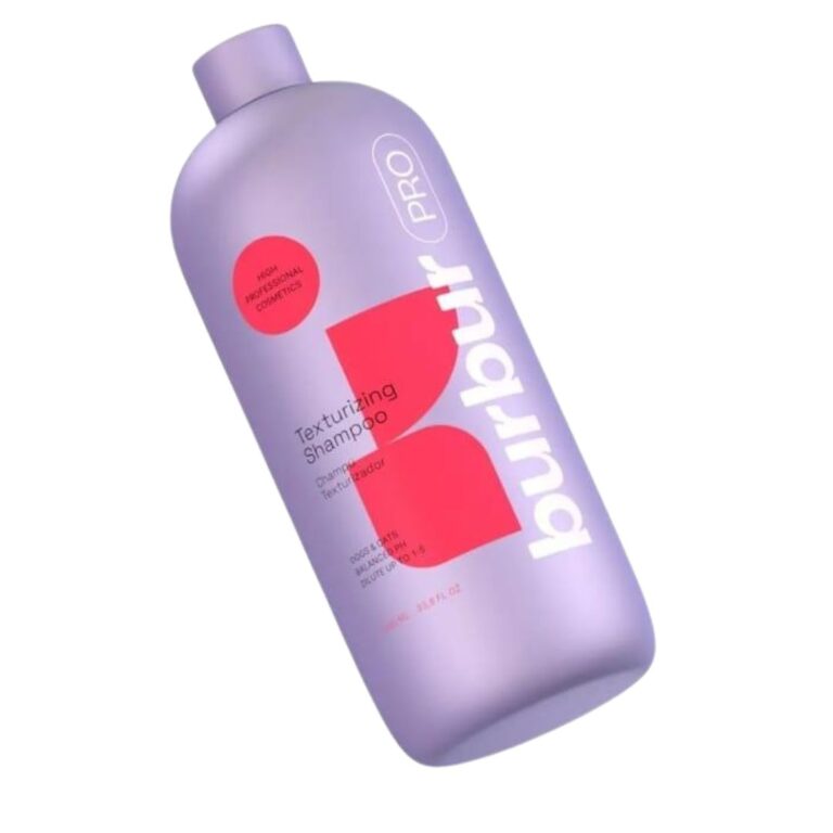 Burbur Pro Texturizing Shampoo 1000 ml aporta textura y volumen al pelaje de tu perro. Fórmula vegana con aloe vera y más de 10 plantas. Sin siliconas ni colorantes. Ideal para grooming profesional.