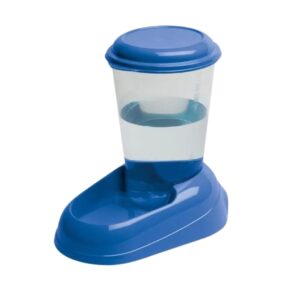 Dispensador de agua para perros y gatos Ferplast Nadir, capacidad 3 litros, base antideslizante y fácil limpieza. Fabricado con materiales reciclados para un consumo responsable.