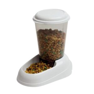 Descubre el Zenith Dispensador de Comida 3L, ideal para perros y gatos. Higiénico, antideslizante y fácil de usar. Mantén a tu mascota alimentada con comodidad y seguridad.