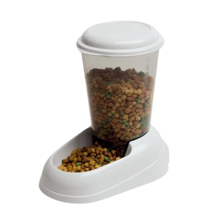 Descubre el Zenith Dispensador de Comida 3L, ideal para perros y gatos. Higiénico, antideslizante y fácil de usar. Mantén a tu mascota alimentada con comodidad y seguridad.