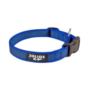 Compra el Julius-K9 Collar Color & Gray Azul. Ajustable, antideslizante y seguro. Ideal para perros activos o con piel sensible. Disponible en dos tamaños.