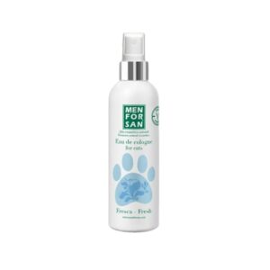 Compra Merfonsan Agua de Colonia Fresh para Gatos 125 ml, con fragancia fresca, fórmula sin alcohol y pH neutro para cuidar la piel y mantener a tu gato con un aroma agradable.