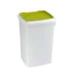Contenedor Ferplast Feedy 26 litros, resistente y ergonómico para mantener la comida seca de tu perro fresca y organizada en casa.
