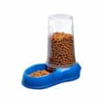 Ferplast Azimut 3L, dispensador multifuncional para comida o agua. Con tanque transparente, base antideslizante y escala graduada. Ideal para mascotas.