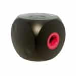 Mejora la salud mental y física de tu perro con el Kruuse Buster Food Cubo Negro. Dispensador de premios ideal para razas grandes y juego en exteriores. ¡Diversión inteligente y duradera!