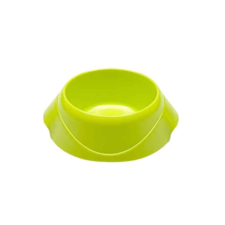 Comedero Ferplast Magnus Mini de 400 ml en color verde, resistente y con base antideslizante. Ideal para perros y gatos, cómodo y fácil de limpiar.