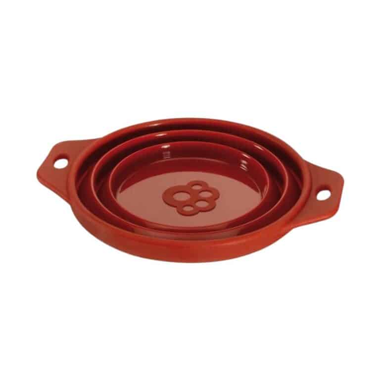 Comedero de silicona Yappy Medium 500 ml de Ferplast. Plegable, resistente y ligero, ideal para llevar de paseo o viaje con tu mascota.