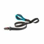 Correa Ferplast Ergofluo Matic G25 120 azul con mosquetón automático y diseño ergonómico. Ideal para perros grandes, segura, moderna y fácil de usar.