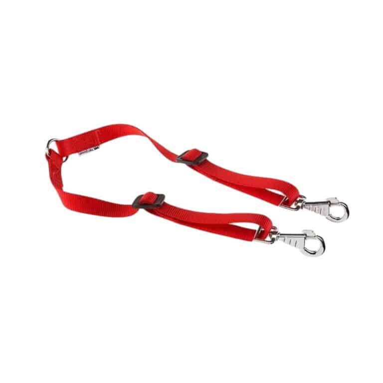 Correa doble Ferplast TWIN 10/36 CS para pasear a dos perros. Nylon resistente, diseño funcional y máxima comodidad. Ideal para perros pequeños y medianos.