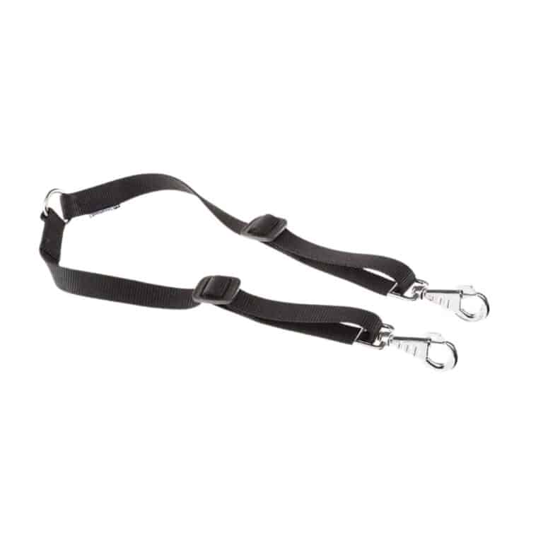 Ferplast Twin 20/50 CS: correa doble ajustable de nylon para pasear dos perros grandes con seguridad y comodidad. Diseño moderno y materiales de alta calidad.