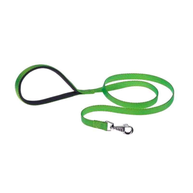 La correa Ferplast Daytona G15/120 Verde ofrece comodidad y resistencia para paseos seguros con tu mascota. Diseño ergonómico con asa acolchada y estilo moderno.