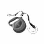 Correa retráctil con cordón Ferplast Flippy Controller Large en color negro. Control y comodidad para paseos seguros con perros grandes. Diseño resistente y elegante.