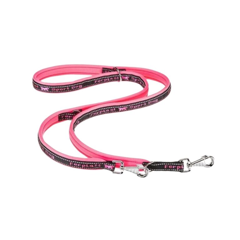 Descubre la correa Ferplast Sport Dog GA25-200 en rosa. Acolchada, resistente y con detalles reflectantes. Ideal para paseos con estilo y seguridad. ¡Disponible en Bixoto!