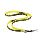 Compra la correa Ferplast Sport Dog GA25-200 en color amarillo. Alta visibilidad, resistencia y comodidad para paseos seguros con perros medianos y grandes. Disponible en Bixoto.