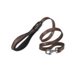 Consigue la correa de cuero Giotto Brown G20 120 con asa ergonómica para un paseo seguro y cómodo. Durabilidad y estilo para tu perro en un solo accesorio.