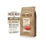 Pienso Carnilove True Fresh Ternera 4kg, alimento natural sin cereales ni patatas, perfecto para perros con alergias. Rico en carne fresca y vegetales para una dieta saludable.