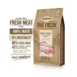 Descubre Carnilove True Fresh Pavo: alimento seco sin cereales para perros adultos. Con carne fresca, ingredientes naturales y alta palatabilidad.