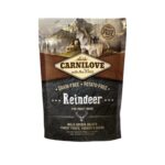 Compra Carnilove Canine Adult Reno 1,5Kg, alimento sin cereales con carne de reno para perros adultos. Nutrición natural que fortalece el sistema inmunológico y promueve bienestar.
