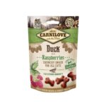 Compra Carnilove Feline Crunchy Snack Pato & Frambuesa, snack natural y crujiente para gatos. Rico en proteínas y antioxidantes, ideal para premiar a tu mascota.