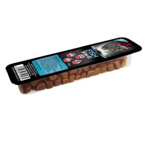 Snack natural de pescado para gatos Alpha Spirit 16x35g. Sin cereales ni gluten, con taurina y envasado individualmente. Ideal como premio saludable y sabroso.