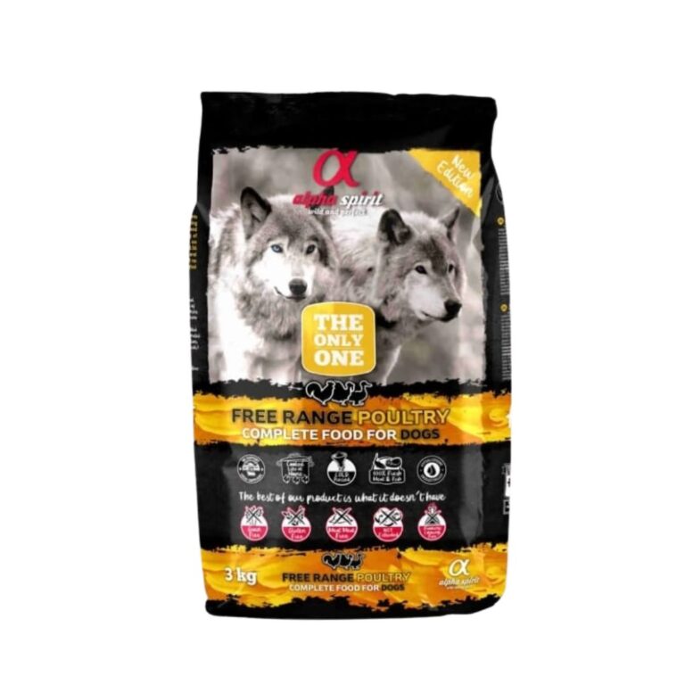 Pienso natural para perros con pollo, pavo, pato y pescado fresco. Sin cereales, sin gluten, sin extrusionar. Alta palatabilidad y nutrición completa.