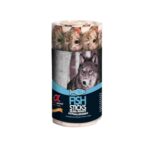 Alpha Spirit Barritas de Pescado 12x160g son snacks naturales sin cereales para perros adultos, enriquecidos con Omega 3 y 6, glucosamina y biotina. Alta digestibilidad y beneficios para piel, pelaje y articulaciones.