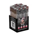 Alpha Spirit Snack de Hígado para Perros Cachorros (30 barritas) es un alimento natural, sin cereales ni gluten, ideal para cachorros con estómagos sensibles. Alta palatabilidad y muy baja sensibilidad alergénica.