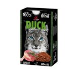 Descubre Alpha Spirit Feline Pato Snack 6x80g, un snack natural, sabroso y sin cereales para gatos. Ideal como premio nutritivo y fácil de digerir. ¡Tu gato lo amará!