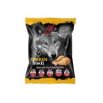 Snack de Pollo Alpha Spirit para perros en presentación de 24 unidades de 50 gramos. Ingredientes naturales, libre de cereales y gluten, perfecto para premiar a tu mascota con salud y sabor.