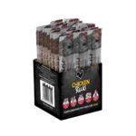 Barritas naturales de pollo, pescado y hígado para perros. Pack de 30 unidades, ideales como premio saludable y alimento complementario. Calidad y sabor para tu mascota.