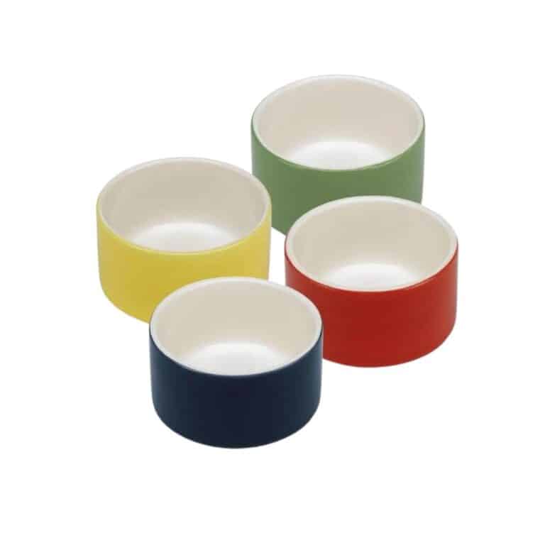 Comedero de cerámica para roedores Ferplast Giove de 250 ml. Estable, duradero y fácil de limpiar. Ideal para comida o agua. ¡Calidad y seguridad para tu mascota!