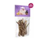 Little One Ramas con Pétalos y Hierbas es un snack natural para aves y roedores. Aporta fibra, vitaminas y estimulación, promoviendo una dieta saludable y el bienestar general.