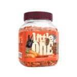 Snack 100% natural de zanahoria deshidratada para conejos y pequeños roedores. Little One 200 g, rico en fibra, ideal como complemento saludable.