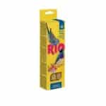Rio Sticks con Miel para Periquitos y Aves Exóticas es un complemento alimenticio natural que proporciona energía, vitaminas y entretenimiento para aves activas y saludables.