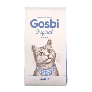 Gosbi Original Cat Adult 1 kg es un pienso natural para gatos adultos, con ingredientes de alta calidad que favorecen la digestión, el pelaje y el bienestar general. Alta palatabilidad y nutrición equilibrada.