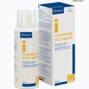 Clearium Champú para perros combate la Malassezia pachydermatis y alivia los síntomas de dermatitis. Limpieza profunda y control de infecciones cutáneas. Presentación de 200 ml.