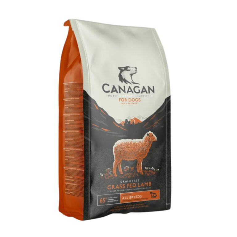 Pienso sin cereales para perros con cordero de prado, frutas y verduras. Con prebióticos, glucosamina y condroitina para digestión y articulaciones sanas. Presentación de 2 kg.