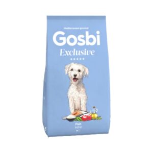 Gosbi Exclusive Adulto Mini Pescado 500 g es un alimento natural para perros adultos pequeños, con pescado como fuente principal de proteína. Alta digestibilidad y palatabilidad.