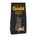 Gosbi Grain Free Adult Mini 7 kg es un pienso natural sin cereales para perros pequeños. Con salmón y cordero frescos, prebióticos y probióticos. Ideal para digestión sensible e inmunidad fuerte.