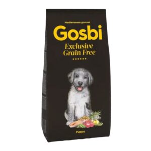 Gosbi Puppy 500 g es un alimento sin cereales para cachorros, con proteínas frescas y Fórmula ProVital. Nutrición natural para un crecimiento sano desde el destete.